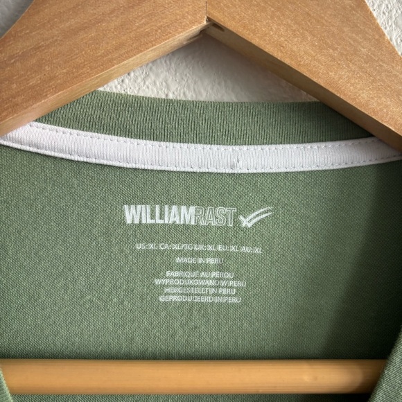 William Rast Pima Cotton Modal Blend Soft Green T-Shirt Size XL - Picture 3 of 9